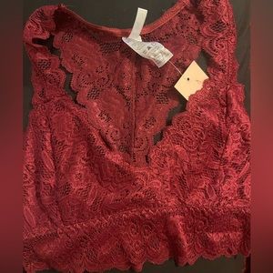 Maroon Bralette